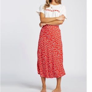 Fresh to Free Midi Skirt